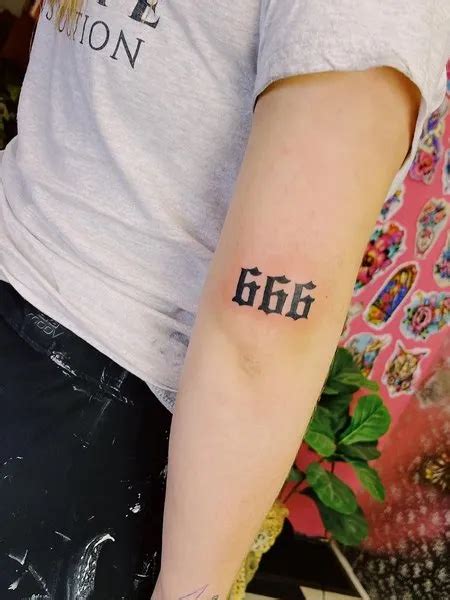 tattoo 666|666 Tattoo Meaning: More than just the Number of the。